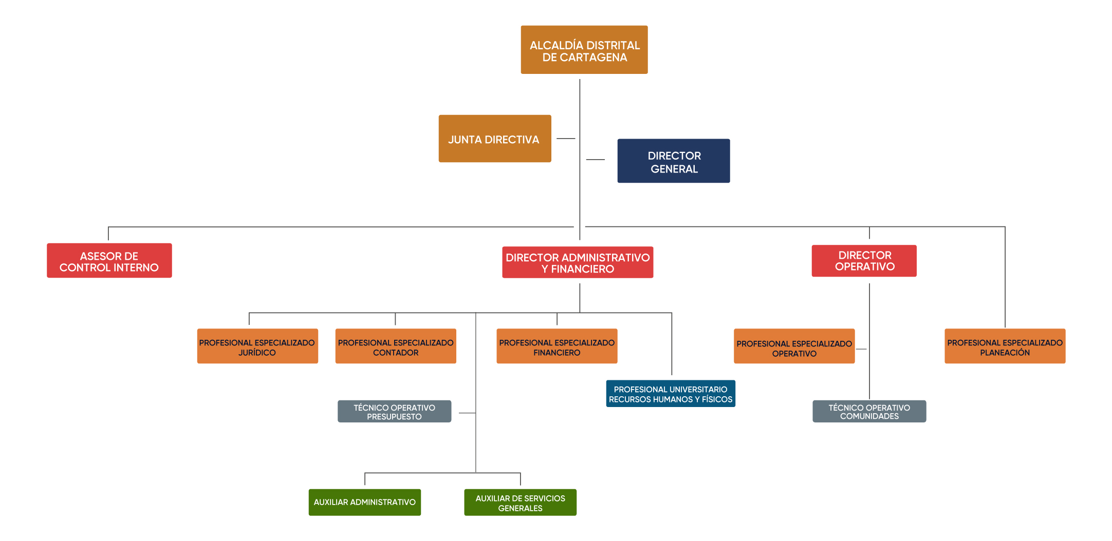 Organigrama DISTRISEGURIDAD